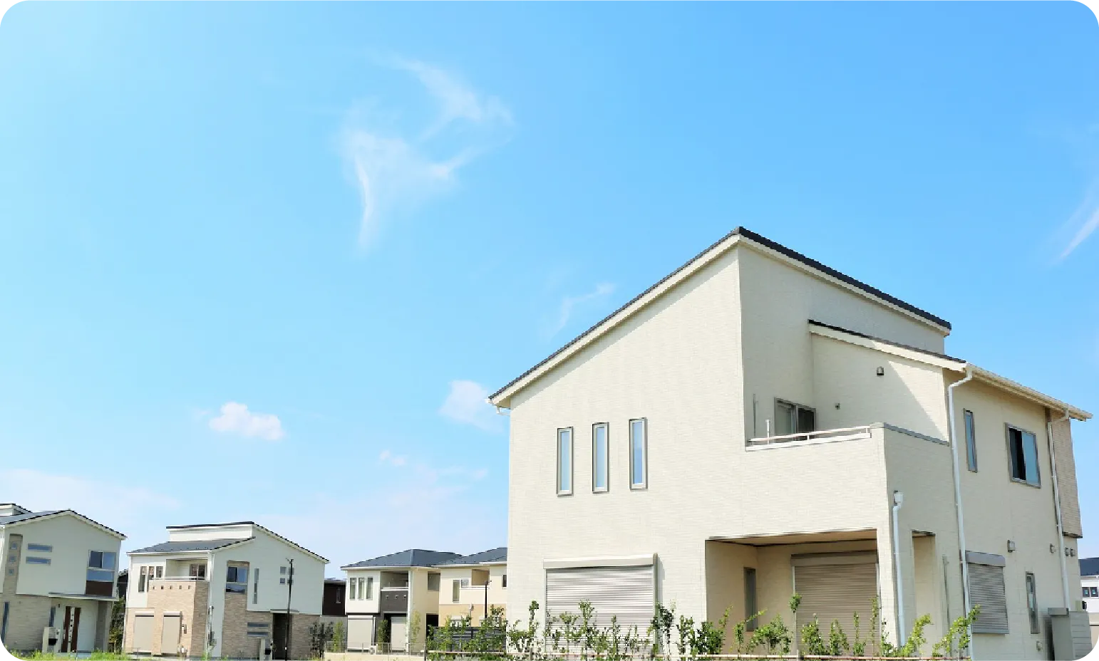 一戸建ての外観